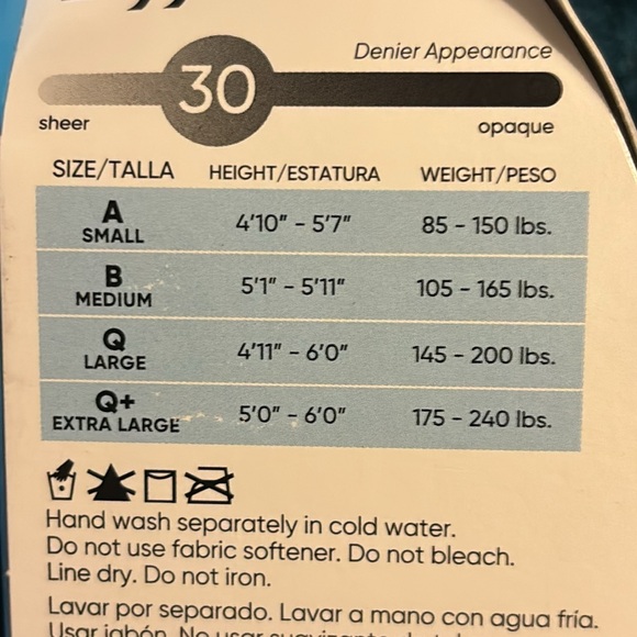 L’eggs Silken Mist Beautiful Sheer Tights 2 Pair - Nude & Black Size B NWT - Picture 8 of 10